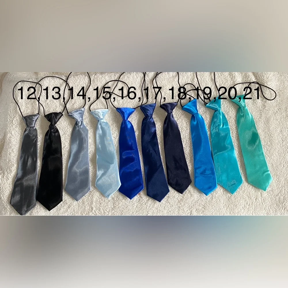 5 Satin Neck Tie For Dogs- 5 pack-‎ Different Colors